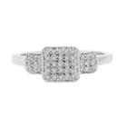 Bridal Womens 1/4 Ct. T.w. Diamond White Engagement Ring