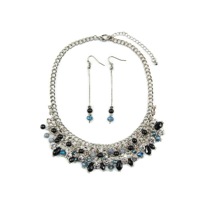 Mixit Womens 3-pc. Clear Necklace Set
