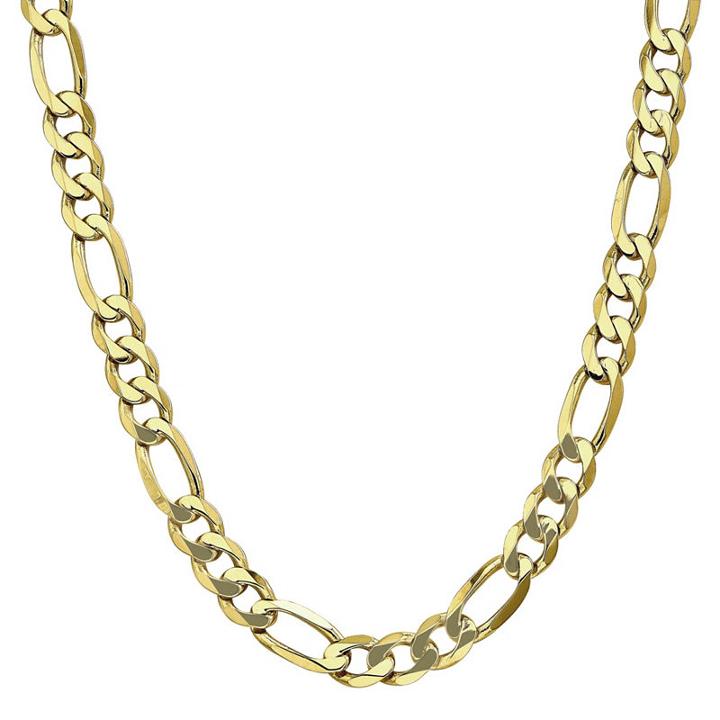 Solid Figaro 22 Inch Chain Necklace