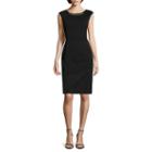 Rn Studio By Ronni Nicole Sleeveless Gold Chain Ponte Sheath Dress - Petite
