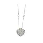 Shey Couture 1/10 Ct. T.w. Diamond Sterling Silver 14k Heart Necklace