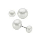 Cultured Freshwater Pearl Front-to-back Earrings