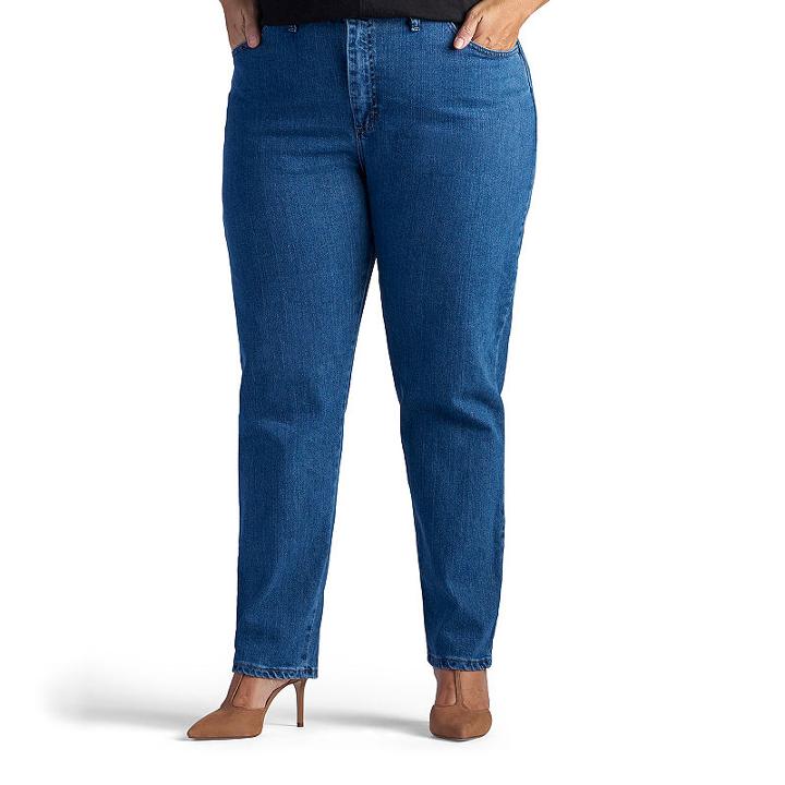 Lee Side-elastic Straight Leg Jeans - Plus
