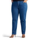 Lee Side-elastic Straight Leg Jeans - Plus