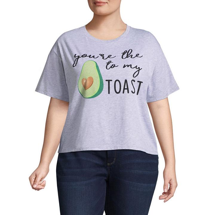 You're The Avocado To My Toast Tee - Juniors Plu