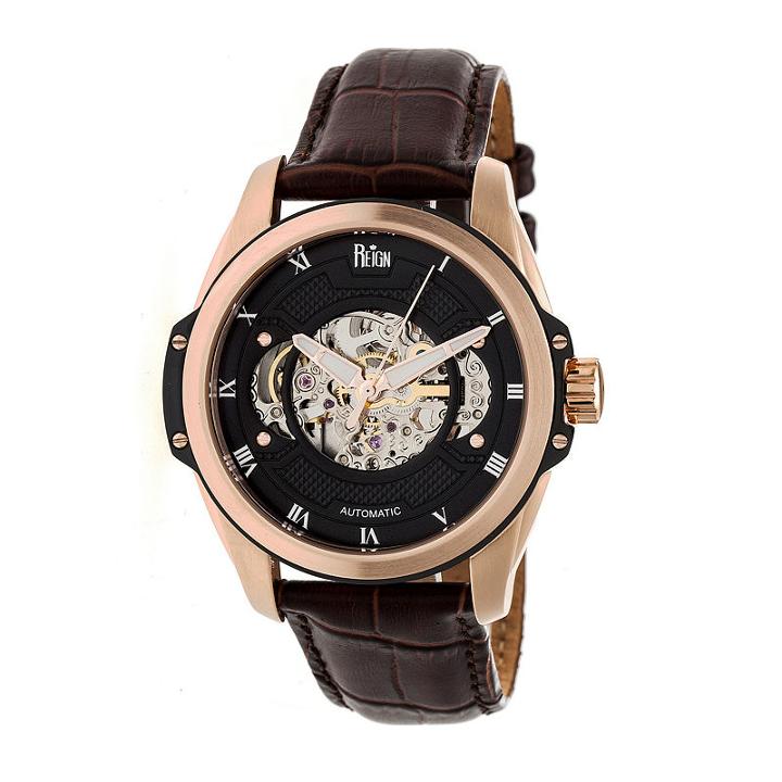 Reign Unisex Brown Strap Watch-reirn4506