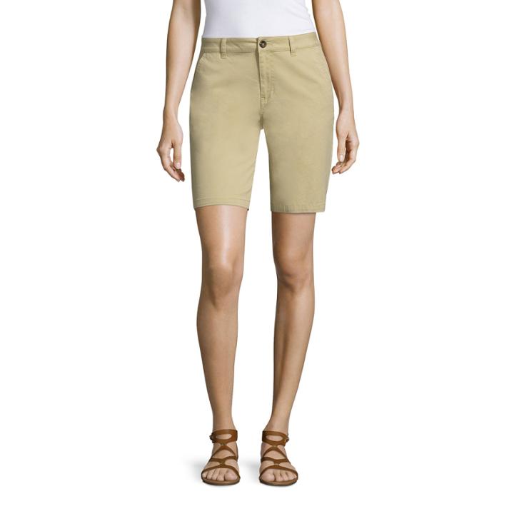 A.n.a Modern Fit Twill Bermuda Shorts