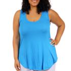 24/7 Comfort Apparel Racerback Knit Tank Top-plus