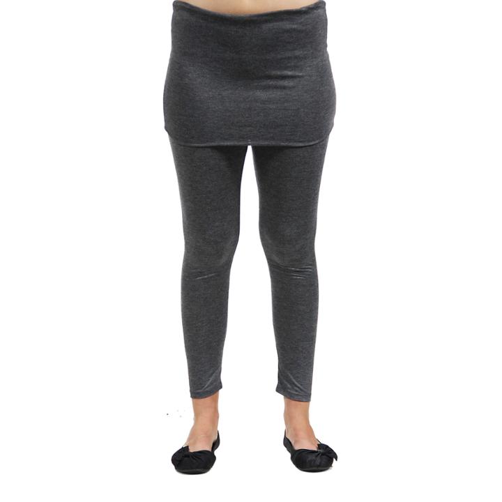 24/7 Comfort Apparel Layered Knit Leggings