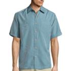 Havanera Short Sleeve Floral Jacquard Shirt