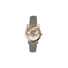 Olivia Pratt Cat Womens Gray Strap Watch-15097greyrose