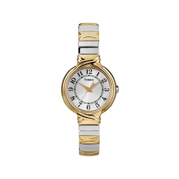 Timex Womens Two-tone Round Expansion Watch T2n979