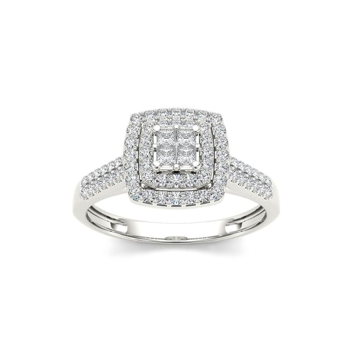 1/2 Ct. T.w. Diamond 14k Gold Engagement Ring