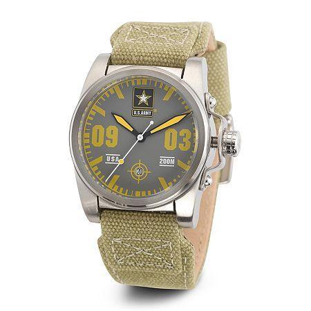 Wrist Armor C1 Mens Us Army Green Canvas Watch