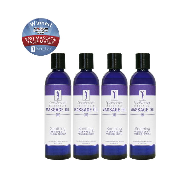 Master Massage 4-pack 8-oz. Soothing Blend Massage Oil