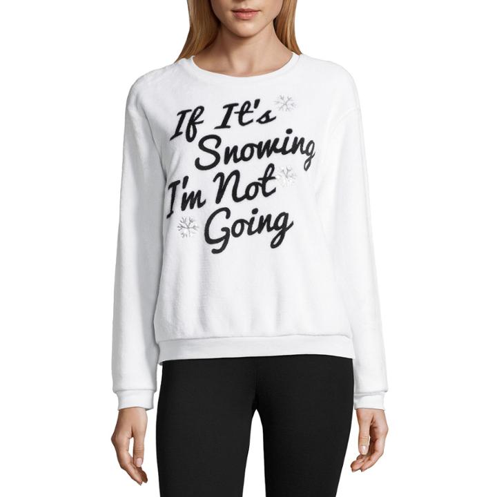 Fuzzy Ugly Christmas Sweatshirt-juniors