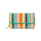 Mundi Big Fat Aqua Stripe Wallet