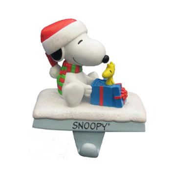 Kurt Adler 4.6 Peanuts Snoopy And Woodstock Stocking Hanger