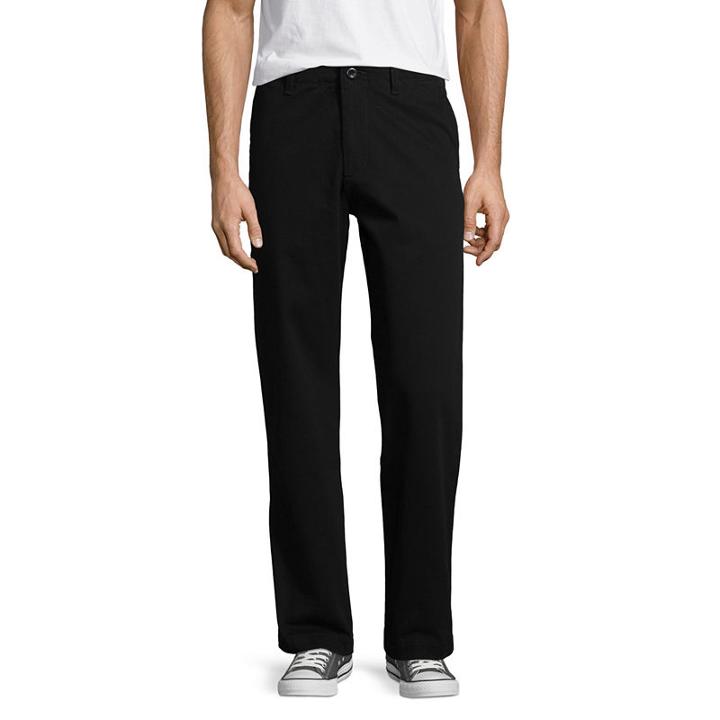 Arizona Straight Fit Flat Front Pants