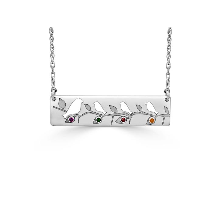 Womens Multi Color Multi Stone 14k Gold Pendant Necklace