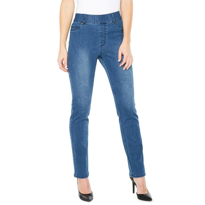 St. John's Bay Straight Fit Straight Leg Jeans - Tall Inseam 34