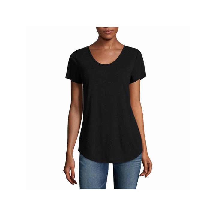 A.n.a Short Sleeve U Neck T-shirt-talls