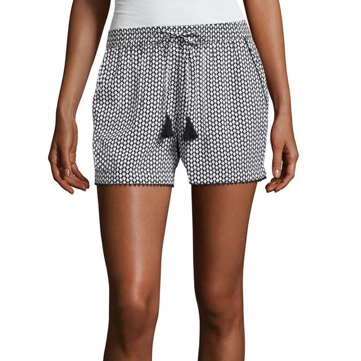 A.n.a Printed Soft Shorts (3 1/2)