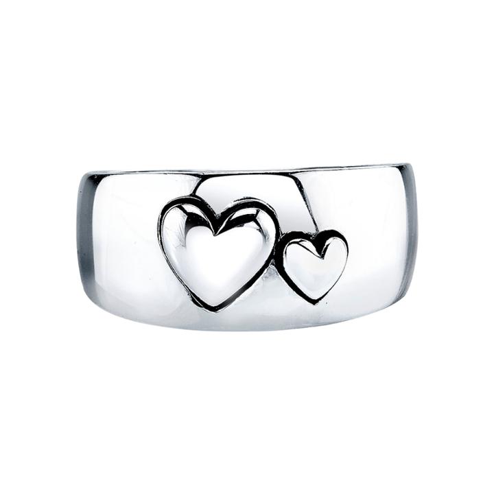 Inspired Moments&trade; Sterling Silver Double Heart Ring