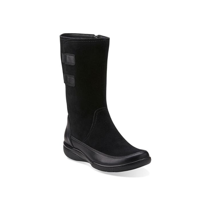 Clarks Kearns Flash Leather Mid-shaft Boots
