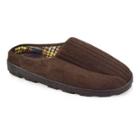 Muk Luks Flannel-lined Scuffs