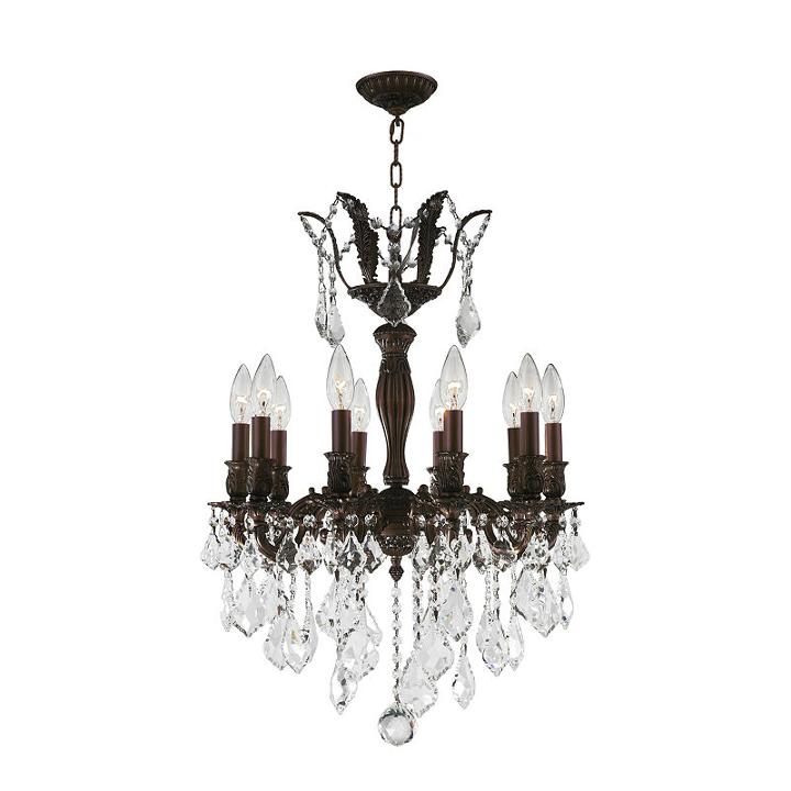 Versailles Collection 10 Clear Crystal Chandelier