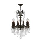Versailles Collection 10 Clear Crystal Chandelier