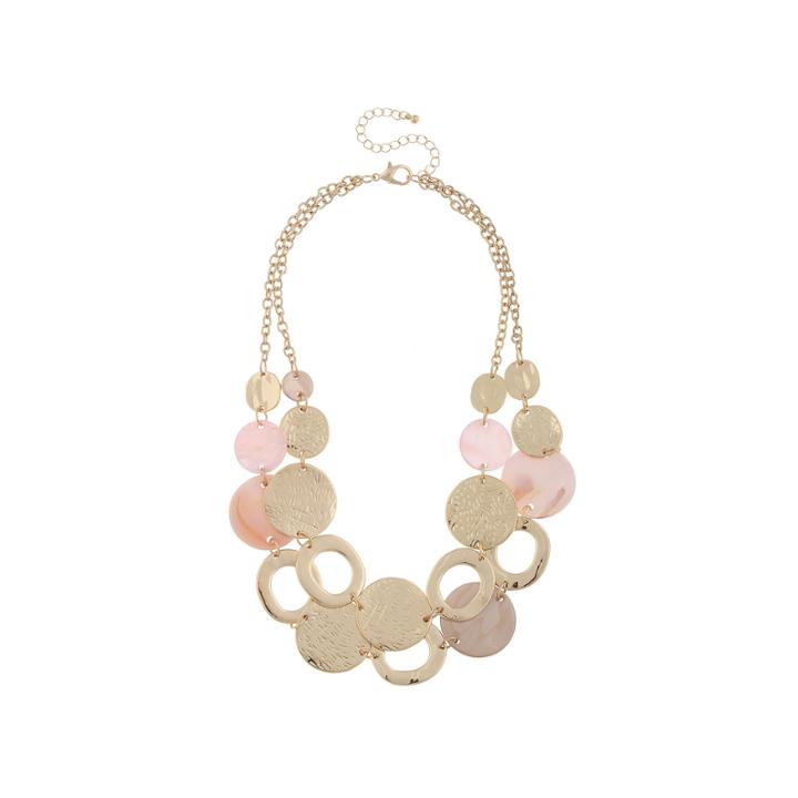 Mixit Multi Color Statement Necklace