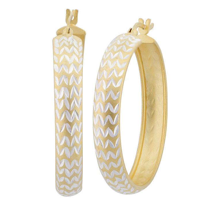 34.9mm Hoop Earrings