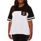 Flirtitude Not Your Bae Graphic T-shirt- Juniors Plus