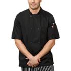 White Swan Unisex Short Sleeve Chef Coat