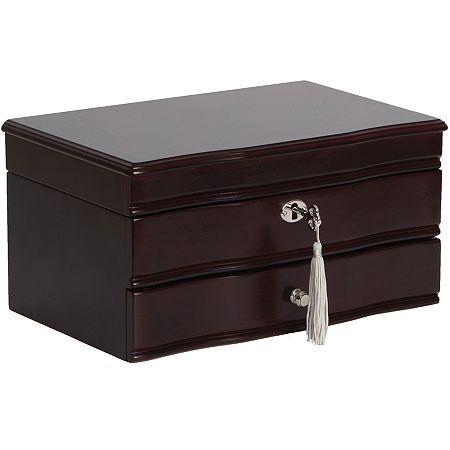 Mele & Co. Davina Locking Wood Jewelry Box