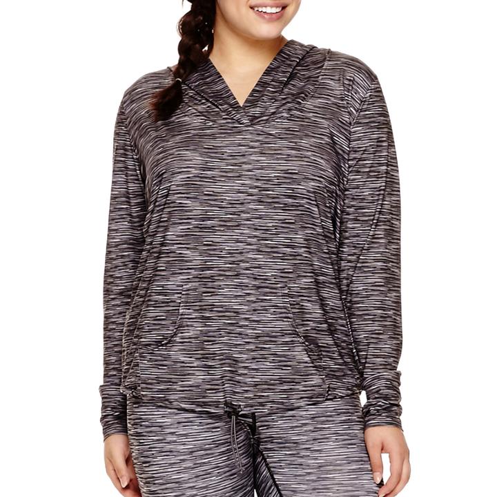 Inspired Hearts Long-sleeve Hoodie Shirt - Juniors Plus