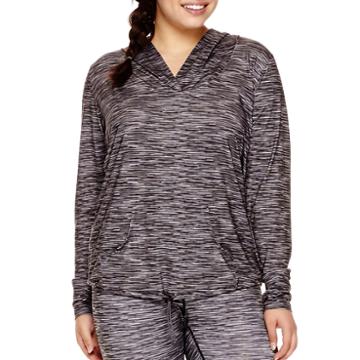 Inspired Hearts Long-sleeve Hoodie Shirt - Juniors Plus