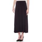 Black Label By Evan-picone Solid Maxi Skirt
