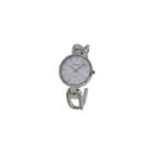 Geneva Platinum Silver Tone Cuff Watch-5969