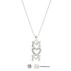 Sparkle Allure Womens 2-pc. Clear Cubic Zirconia Silver Over Brass Jewelry Set