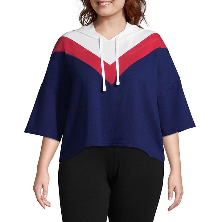 Flirtitude Chevron Hoodie - Juniors Plus