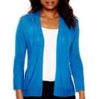 Worthington 3/4-sleeve Flyaway Sweater - Tall