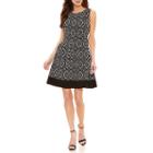 Alyx Sleeveless Diamond Fit & Flare Dress