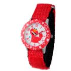 Sesame Street Red Elmo Hearts Time Teacher Strap Watch W003170