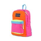 Jansport Superbreak Flourescent Color-block Backpack