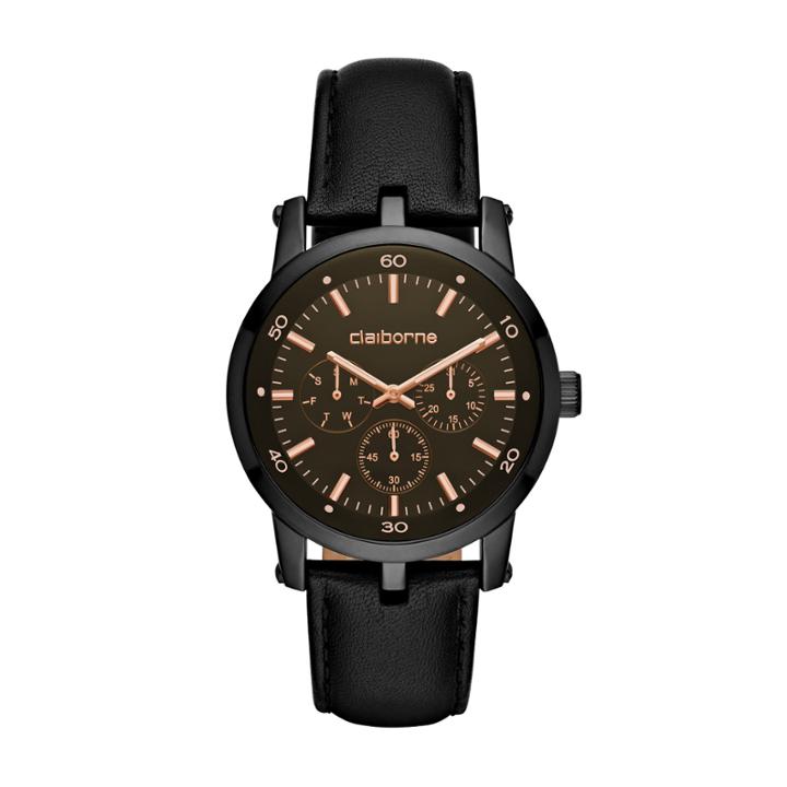 Liz Claiborne Mens Blue Strap Watch-clm1217