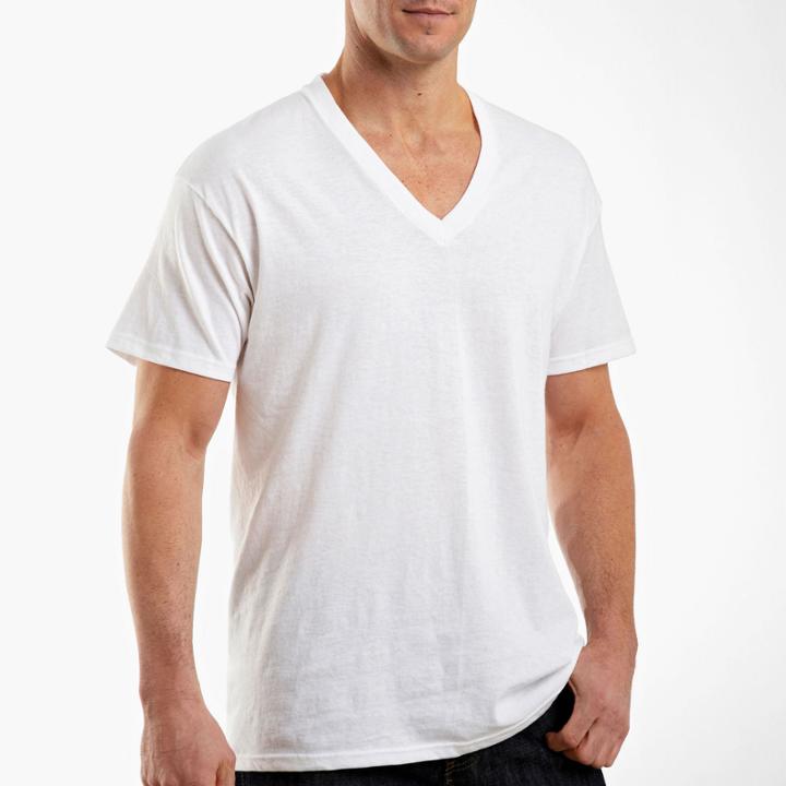 Hanes Comfortblend 4-pc. Short Sleeve V Neck T-shirt
