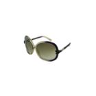 Tom Ford Sunglasses - Sonja / Frame: Violet Shadedbeige Lens: Brown Gradient